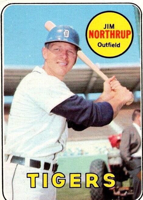 1969 Topps Baseball Jim Northrup #580