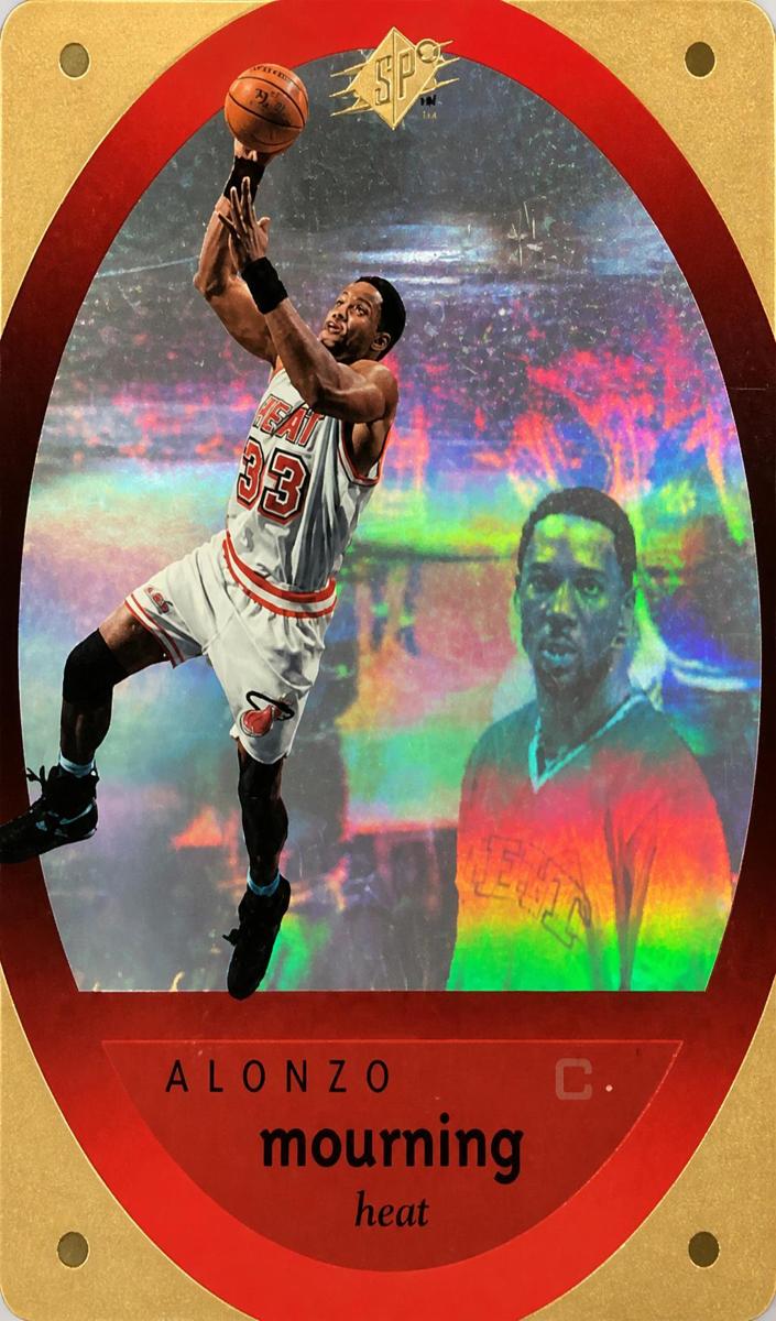 1996 SPx Basketball Gold Alonzo Mourning #27