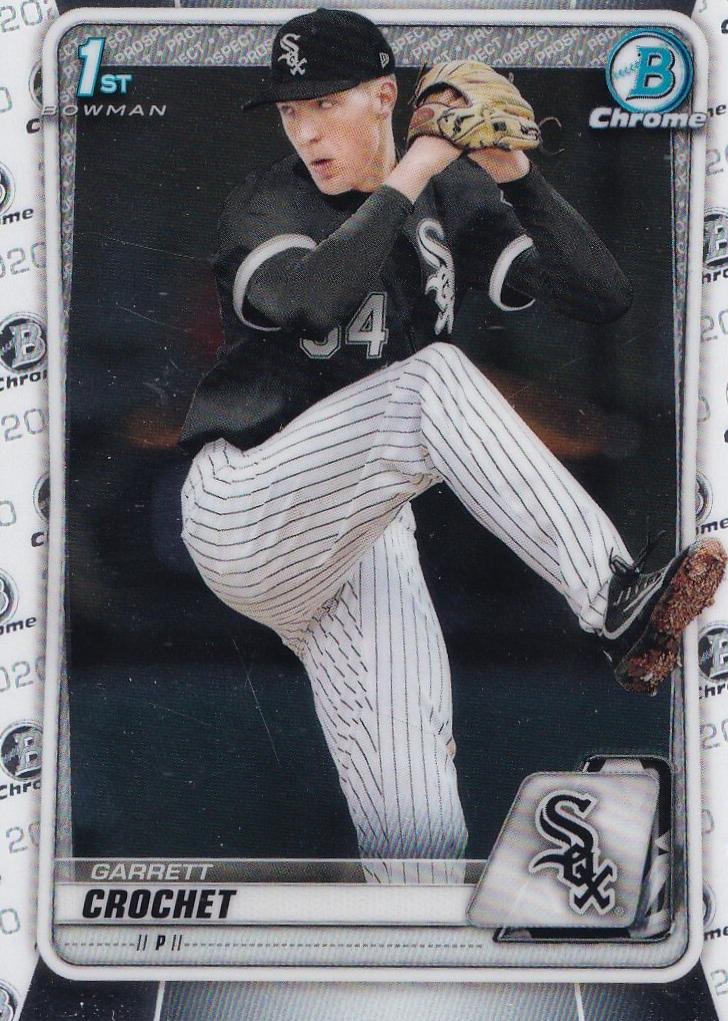 2020 Bowman Draft Baseball Garrett Crochet #BD-95 PSA 10