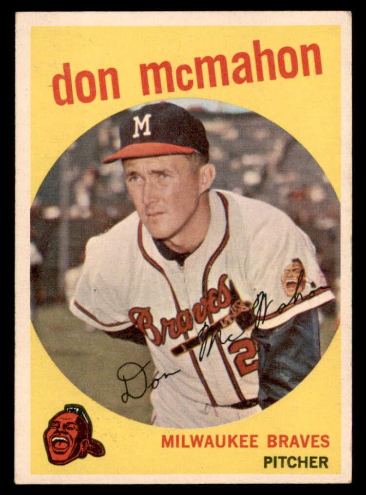 1959 Topps Baseball Don McMahon #3