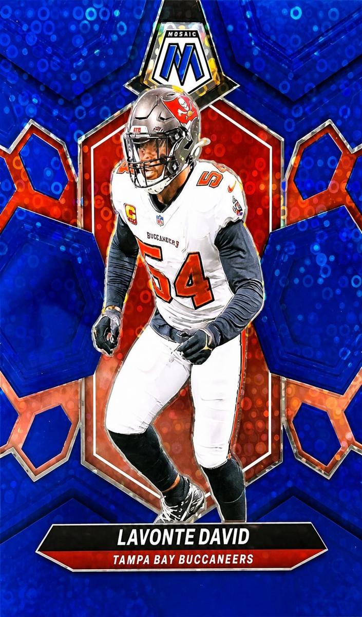 2024 Panini Mosaic Football No Huddle Blue Lavonte David #209