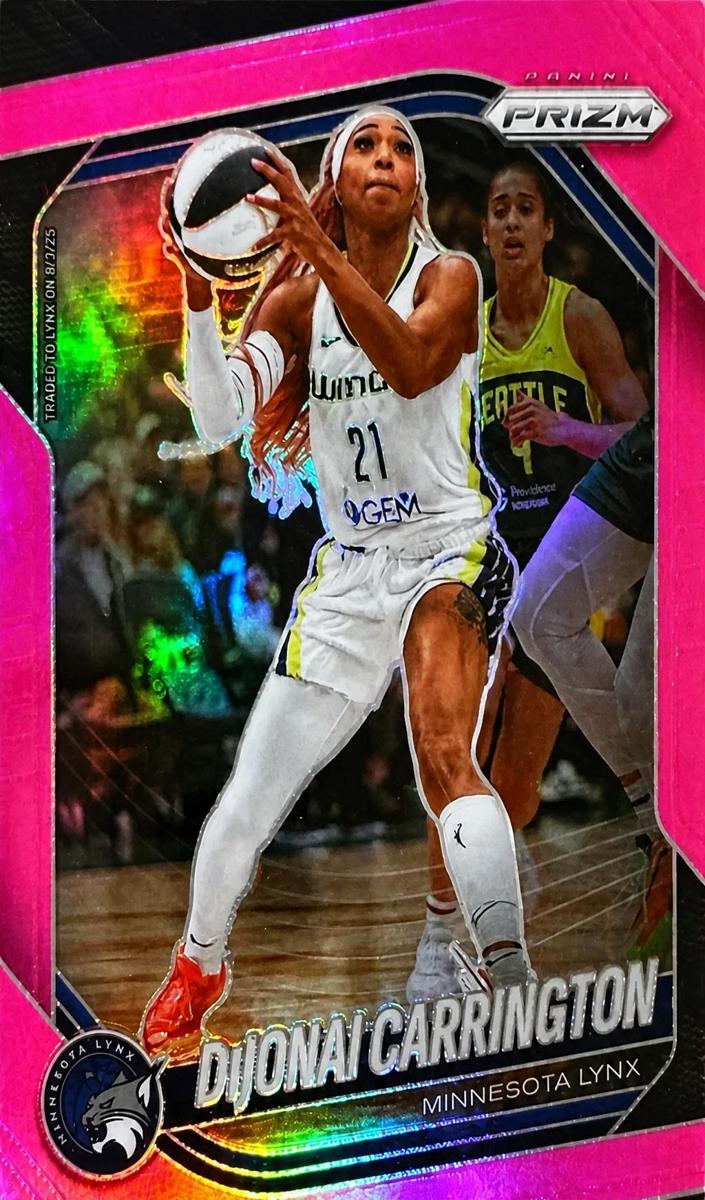 2025 Panini Prizm WNBA Basketball Pink DiJonai Carrington #9