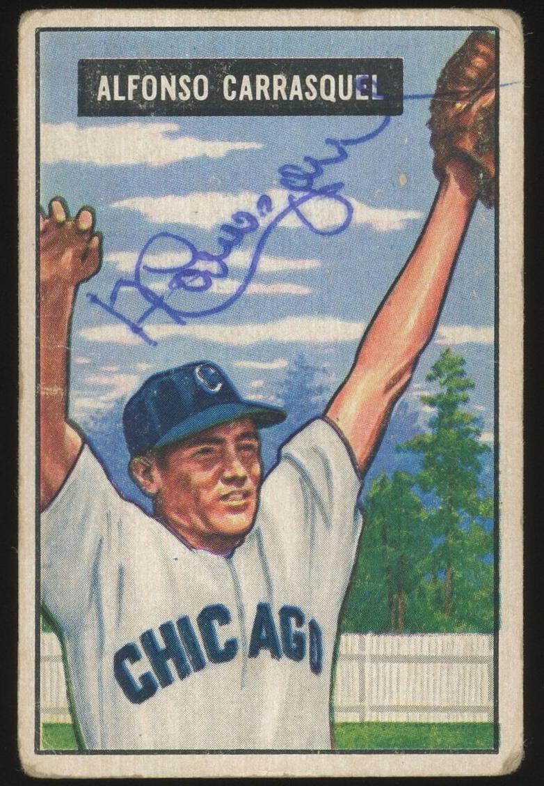 1951 Bowman Baseball Chico Carrasquel #60