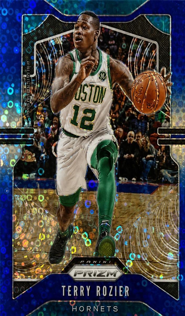 2019 Panini Prizm Basketball Fast Break Blue Terry Rozier #43 PSA 10