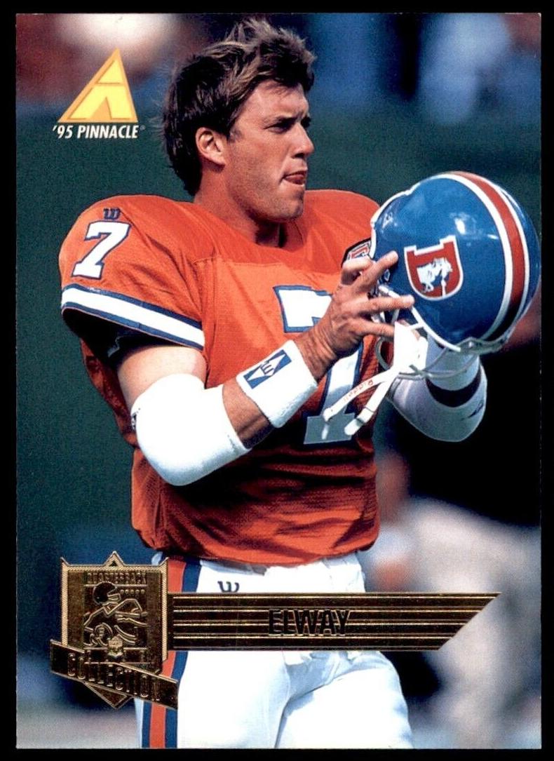 1995 Pinnacle Club Collection Football John Elway #65