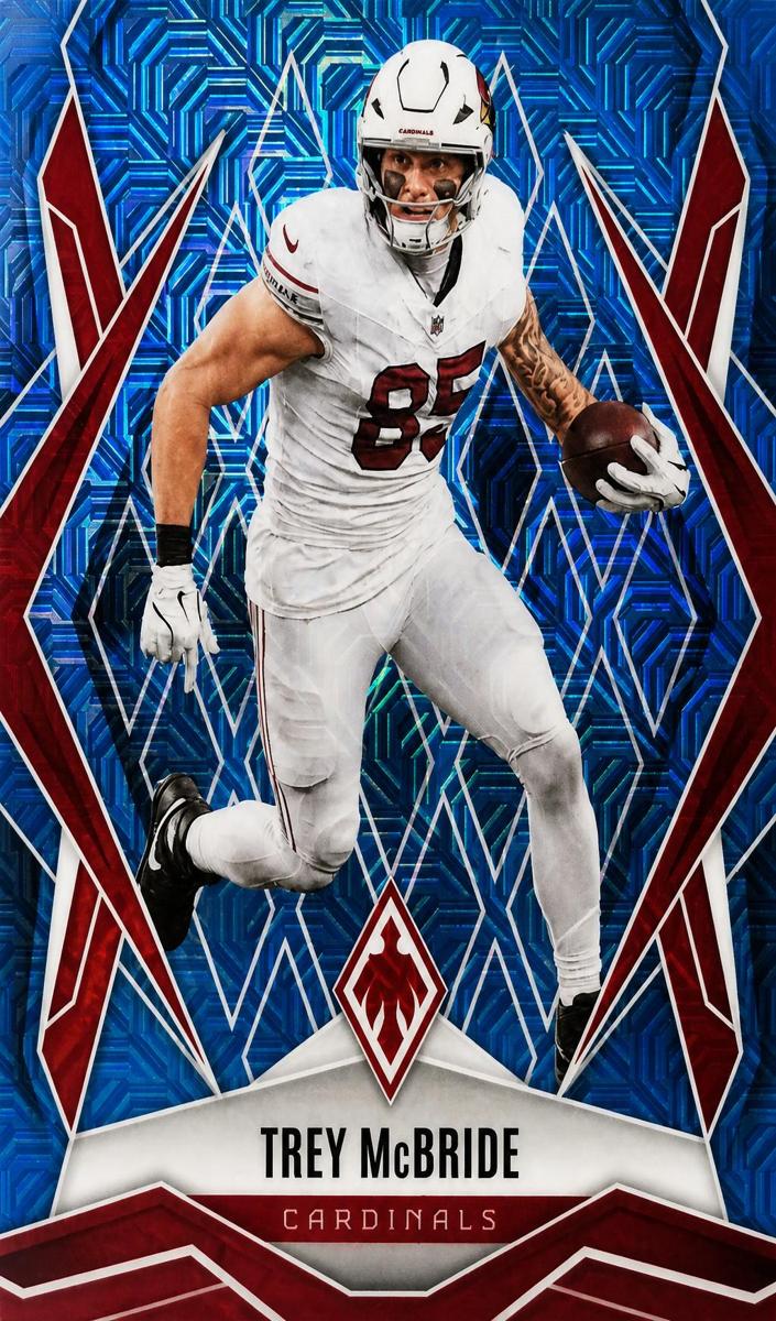 2025 Panini Phoenix Football Light Blue Mojo Trey McBride #80