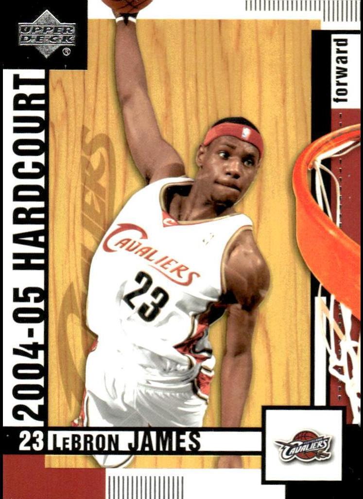 2004 Upper Deck Hardcourt Basketball LeBron James #15