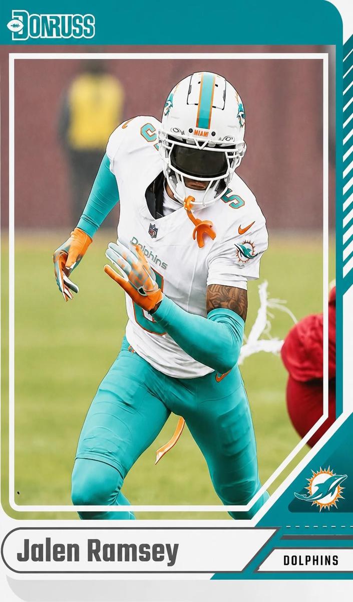 2024 Panini Donruss Football Aqueous Test Jalen Ramsey #59