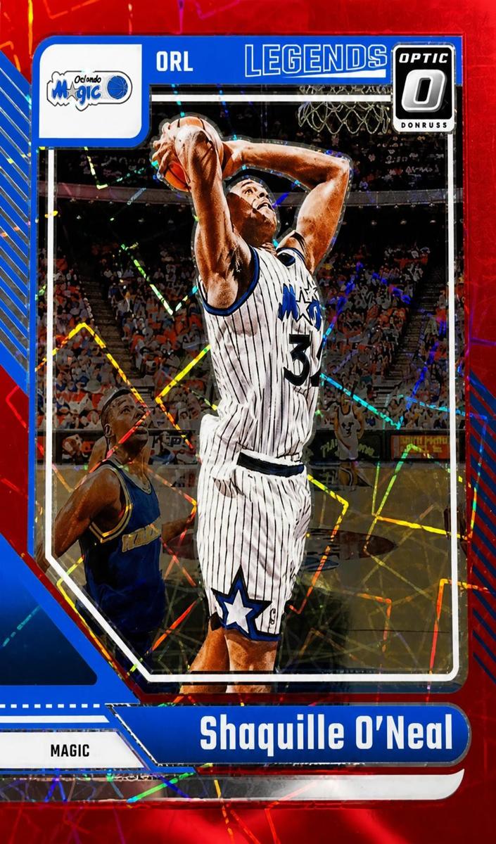 2024 Donruss Optic Basketball Red Velocity Shaquille O'Neal #244