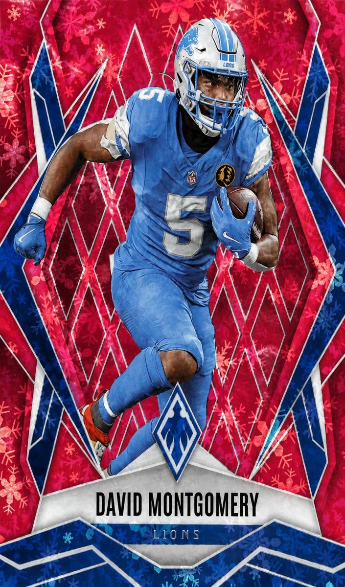 2025 Panini Phoenix Football Pink Winter David Montgomery #108