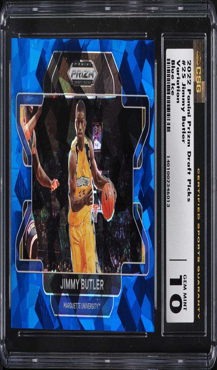 2022 Panini Prizm Draft Picks Basketball Blue Ice Jimmy Butler #25