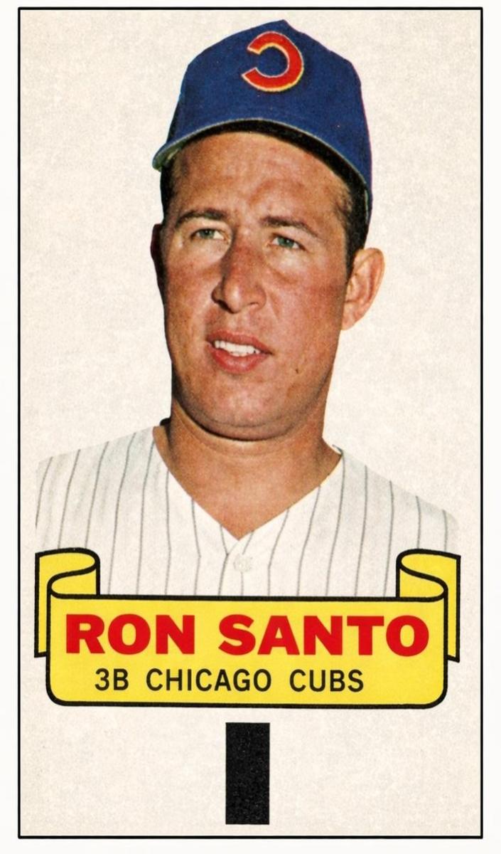 1966 Topps Rub-Offs Baseball Ron Santo #NNO