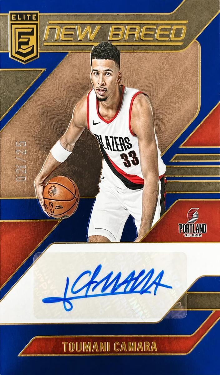 2023 Donruss Elite Basketball Blue Toumani Camara #NB-TOU