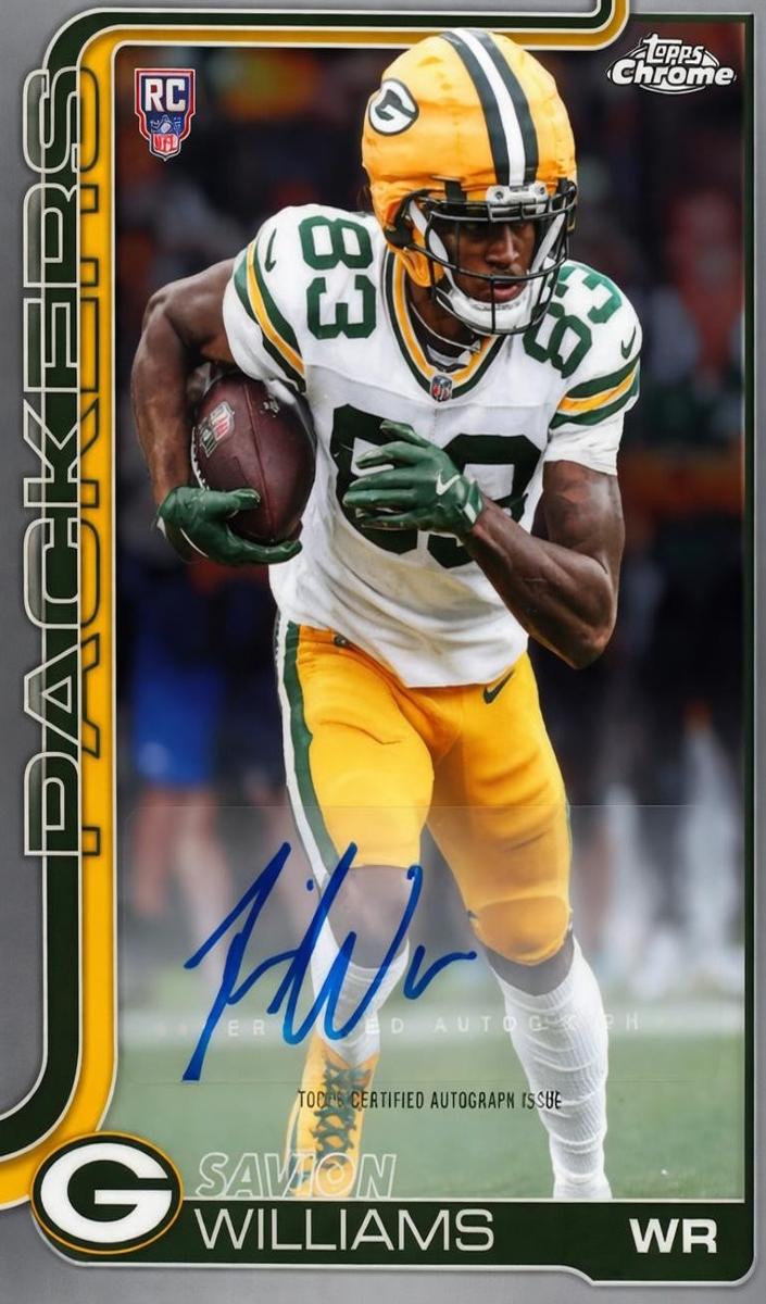 2025 Topps Chrome Football Savion Williams #RA-SW