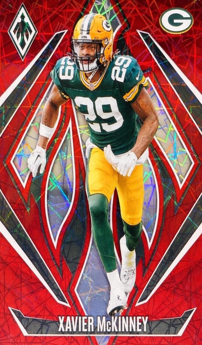 2024 Panini Phoenix Football Red Lazer Xavier McKinney #147