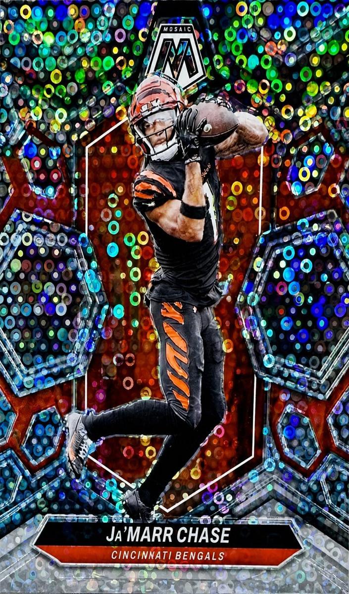 2024 Panini Mosaic Football No Huddle Silver Ja'Marr Chase #45