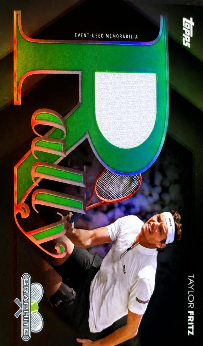 2026 Topps Graphite Tennis Green Refractor Taylor Fritz #RR-TF