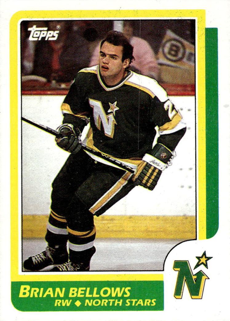 1986 Topps Hockey Brian Bellows #75