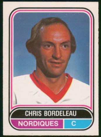 1975 O-Pee-Chee WHA Hockey Chris Bordeleau #116