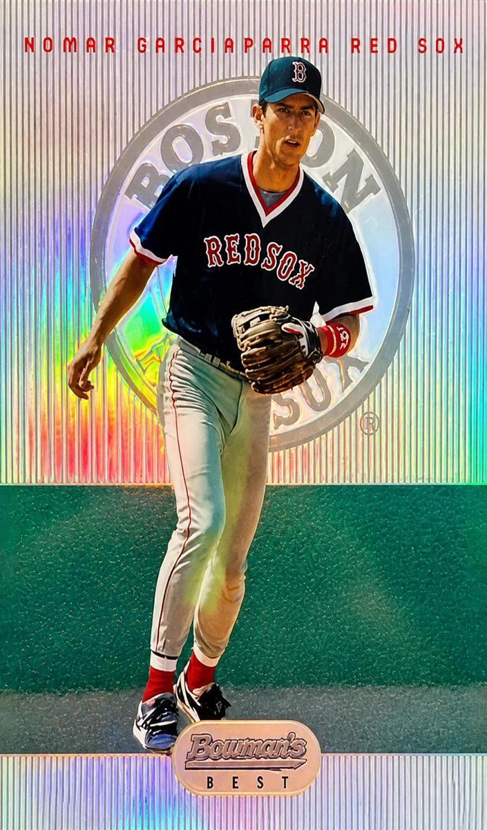 1995 Bowman's Best Baseball Blue Refractor Nomar Garciaparra #B29 PSA 8.5