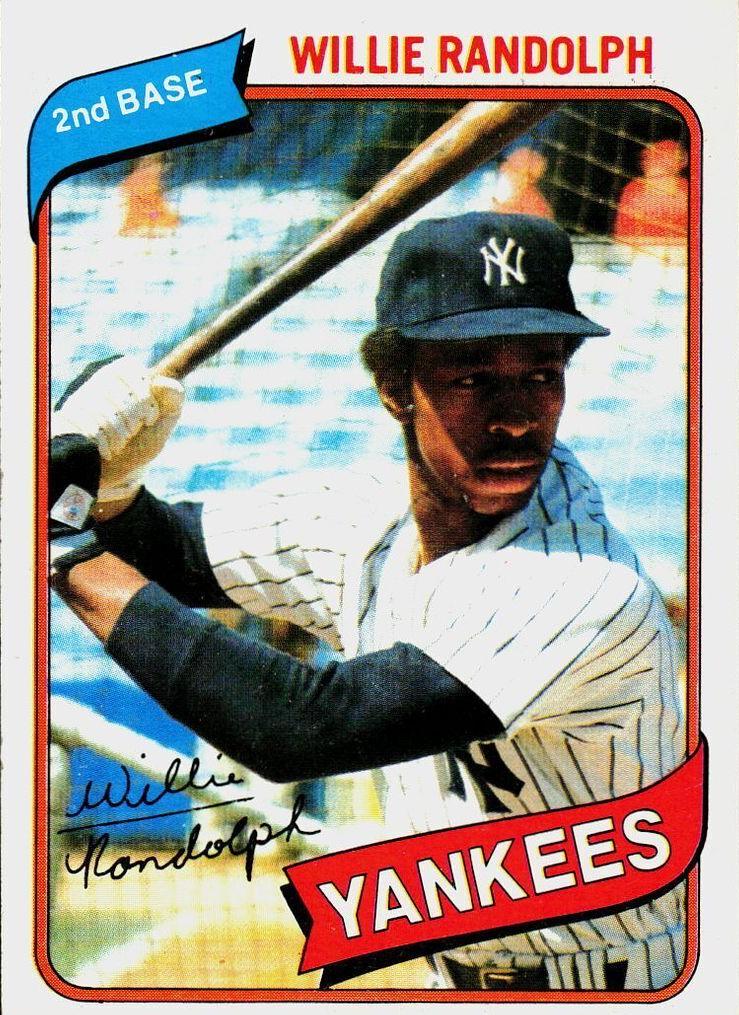 1980 Topps Baseball Willie Randolph #460