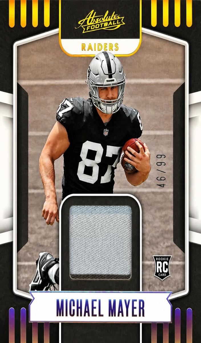 2023 Panini Absolute Football Gold Michael Mayer #ARM-13