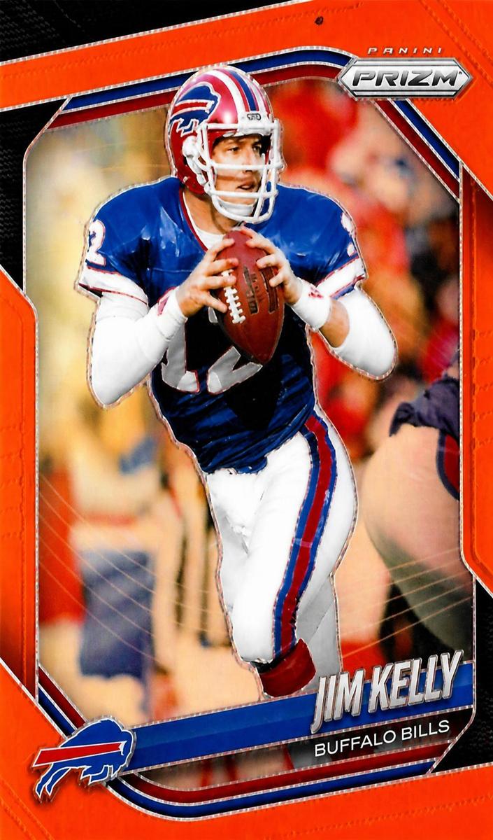 2025 Panini Prizm Football Orange Jim Kelly #72