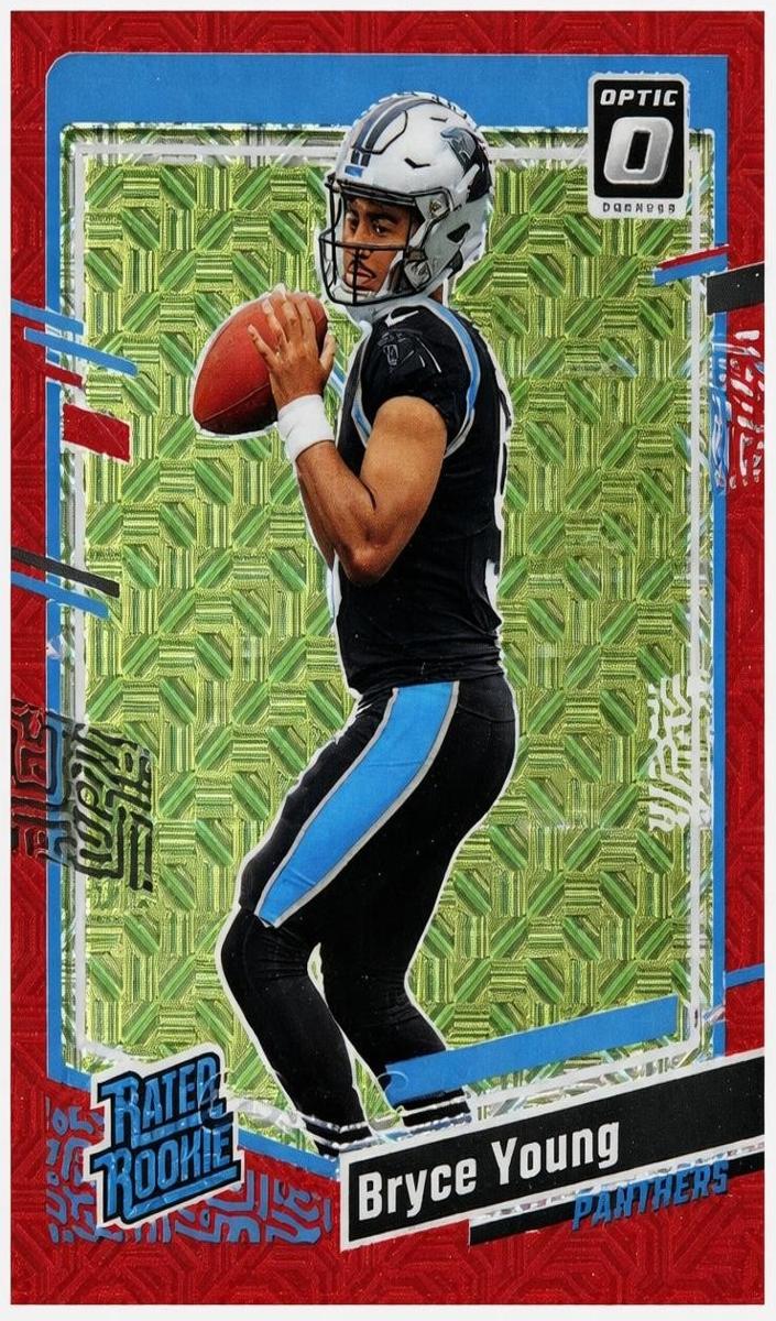 2023 Donruss Optic Football Red Mojo Bryce Young #213 PSA 9