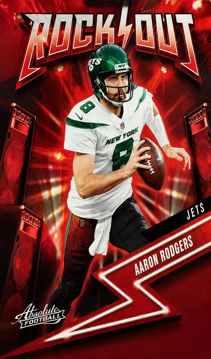 2023 Panini Absolute Football Spectrum Red Aaron Rodgers #15