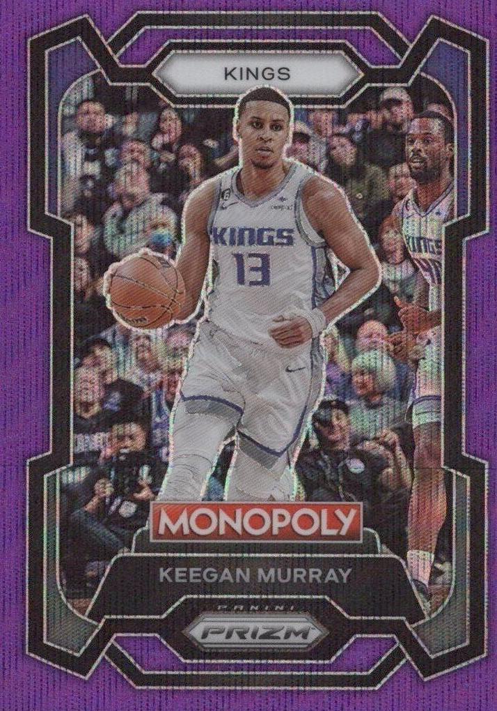 2023 Panini Prizm Monopoly Basketball Purple Keegan Murray #78 PSA 10