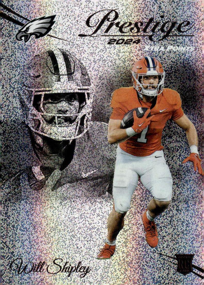 2024 Panini Prestige Football Dots Xtra Points Will Shipley #389