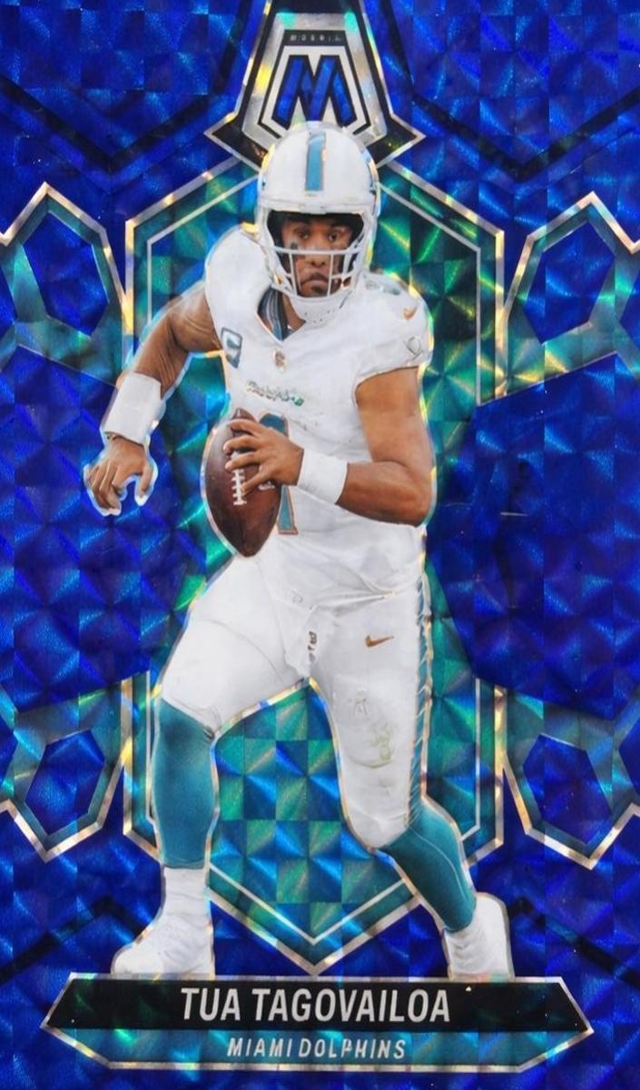 2024 Panini Mosaic Football Blue Tua Tagovailoa #134