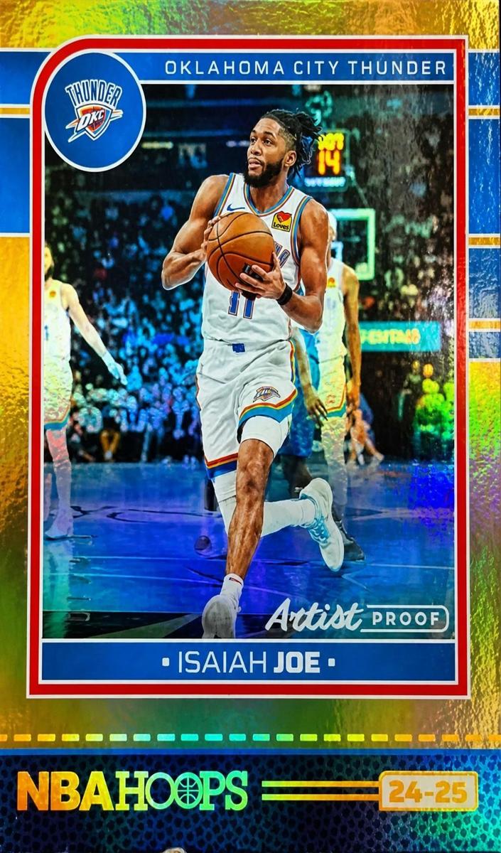 2024 Panini Hoops Basketball Artist Proof Gold Isaiah Joe #19