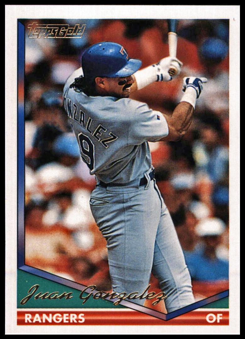 1994 Topps Baseball Gold Juan Gonzalez #685