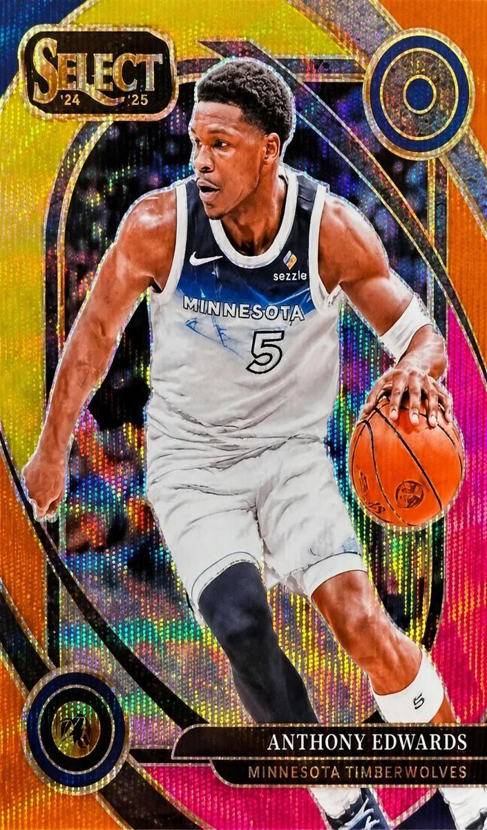 2024 Panini Select Basketball Multi Wave Anthony Edwards #248