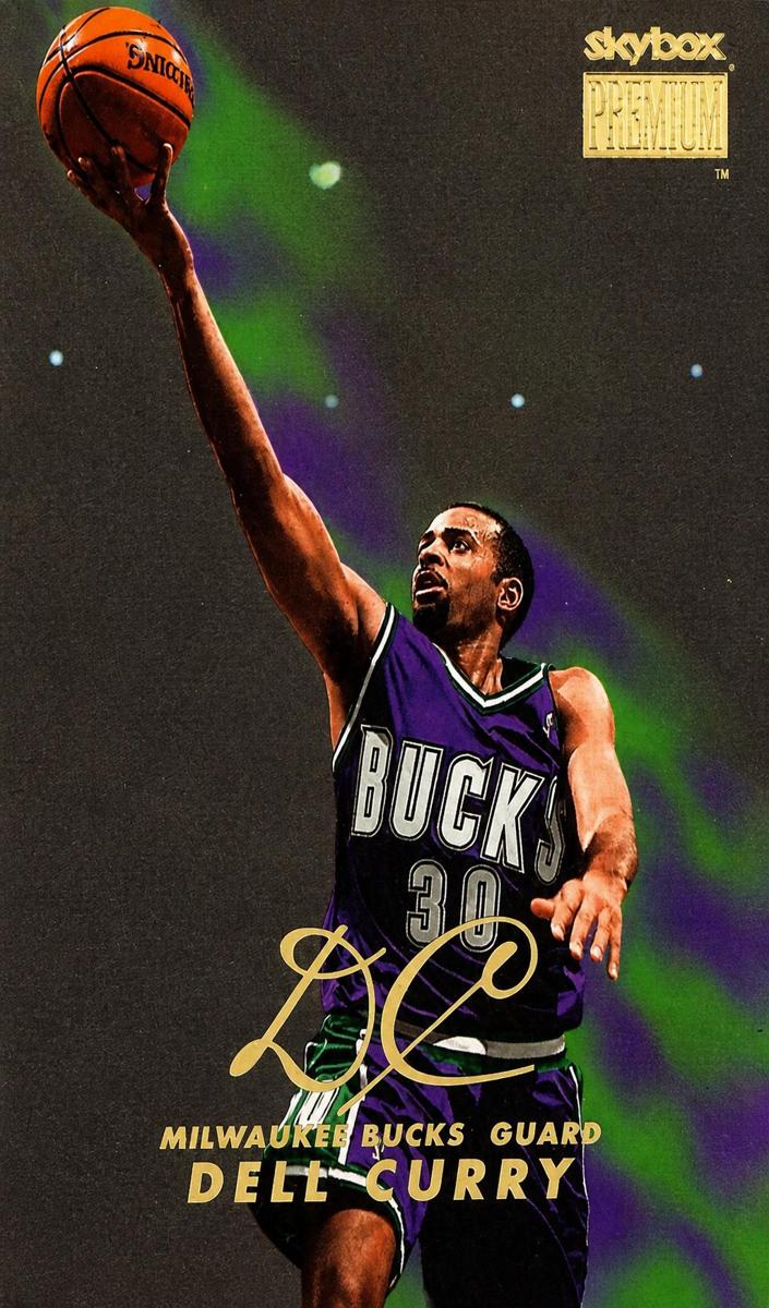 1998 Skybox Premium Basketball Dell Curry #172 PSA 6.5