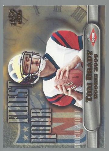 2000 Pacific Football Tom Brady #15