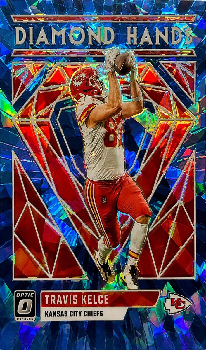 2023 Donruss Optic Football Ice Travis Kelce #DH-TK PSA 10