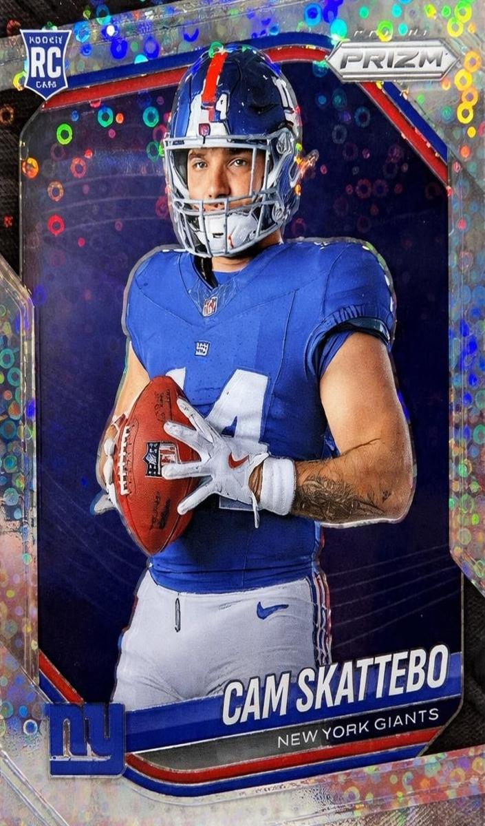2025 Panini Prizm Football No Huddle Cam Skattebo #432 PSA 9