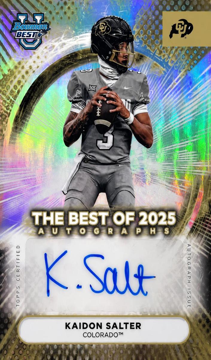 2025 Bowman Best University Football Kaidon Salter #BOA-KS