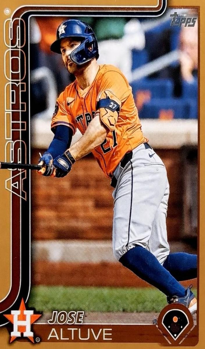 2025 Topps Baseball Gold Jose Altuve #260