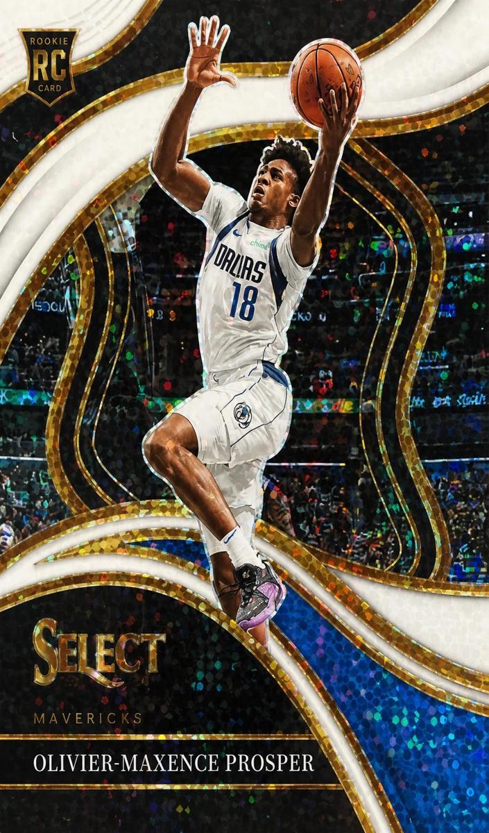 2023 Panini Select Basketball White Sparkle Olivier-Maxence Prosper #267