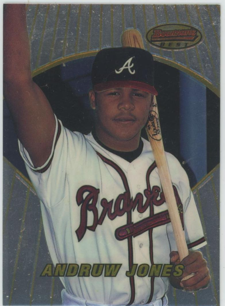 1996 Bowman's Best Baseball Andruw Jones #91 PSA 8