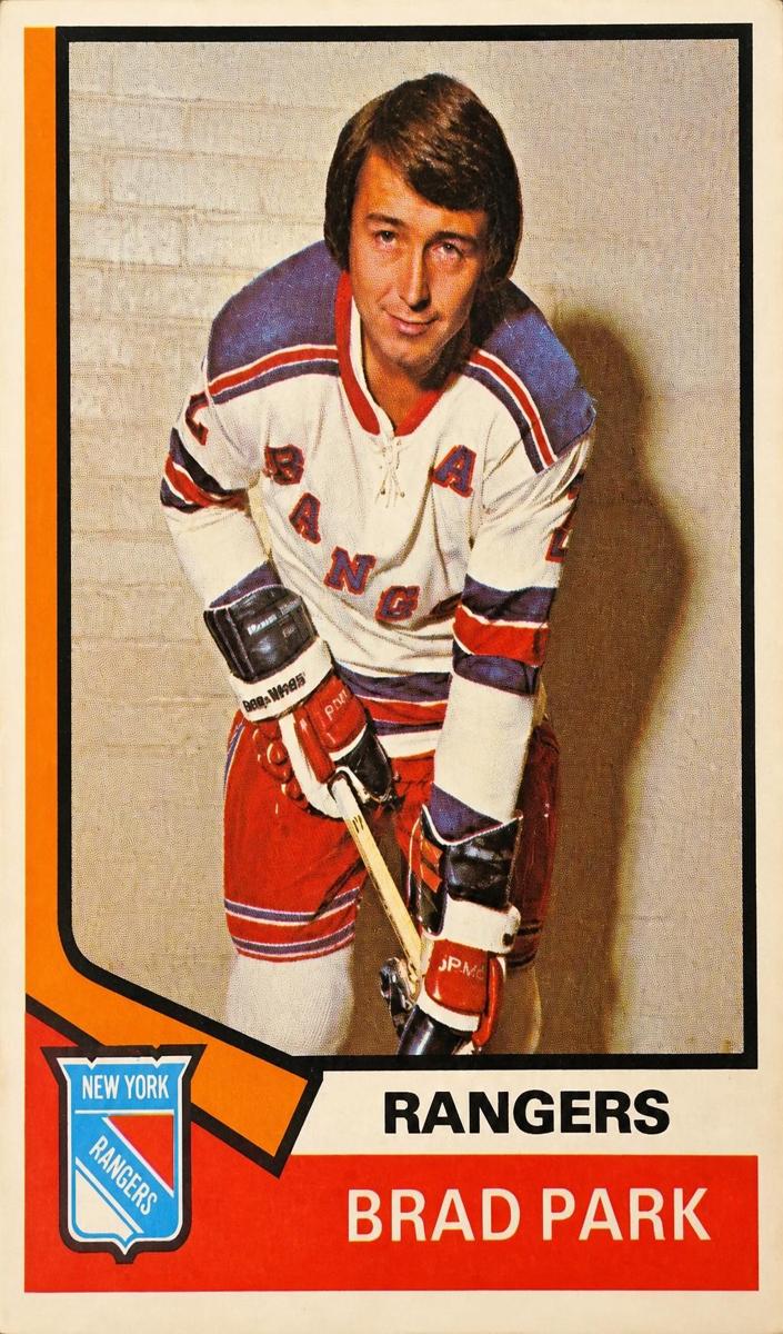 1974 O-Pee-Chee Hockey Brad Park #50 PSA 7