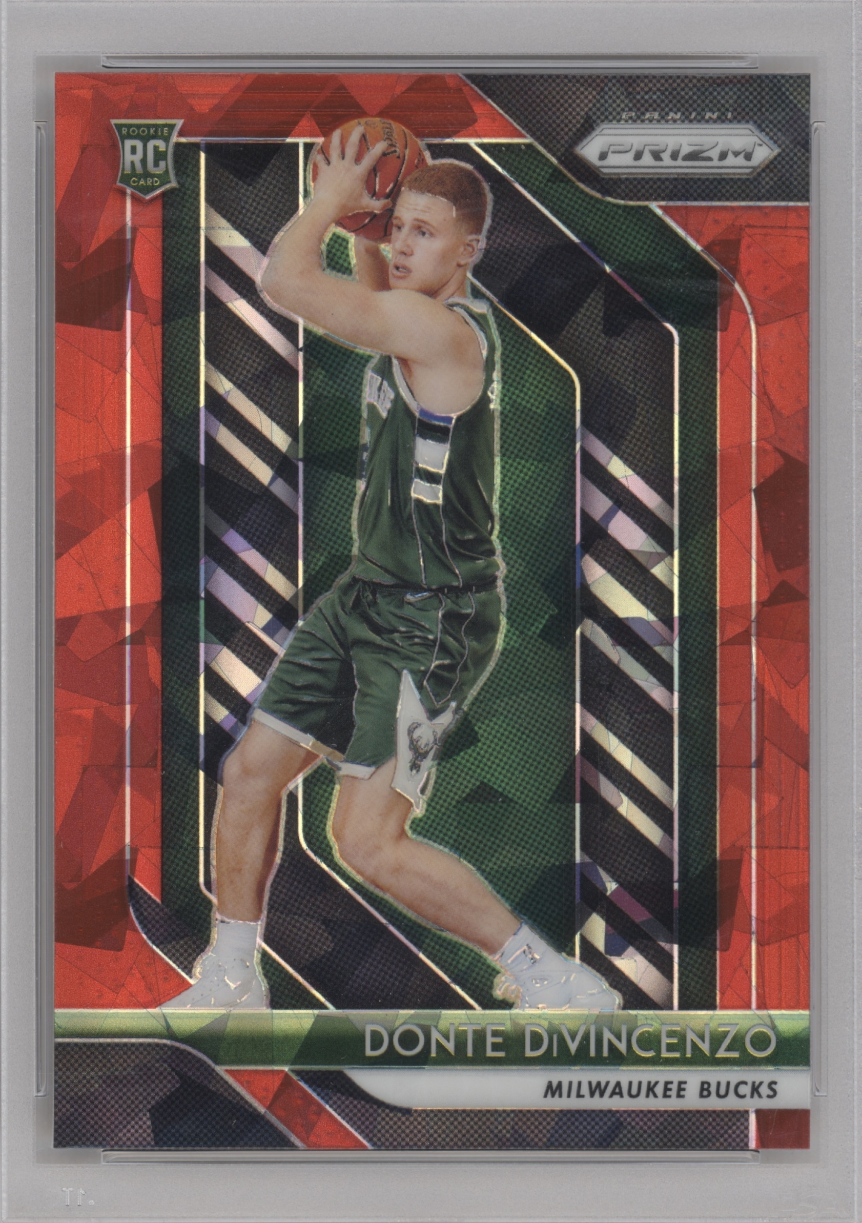 2018 Panini Prizm Basketball Red Ice Donte DiVincenzo #246