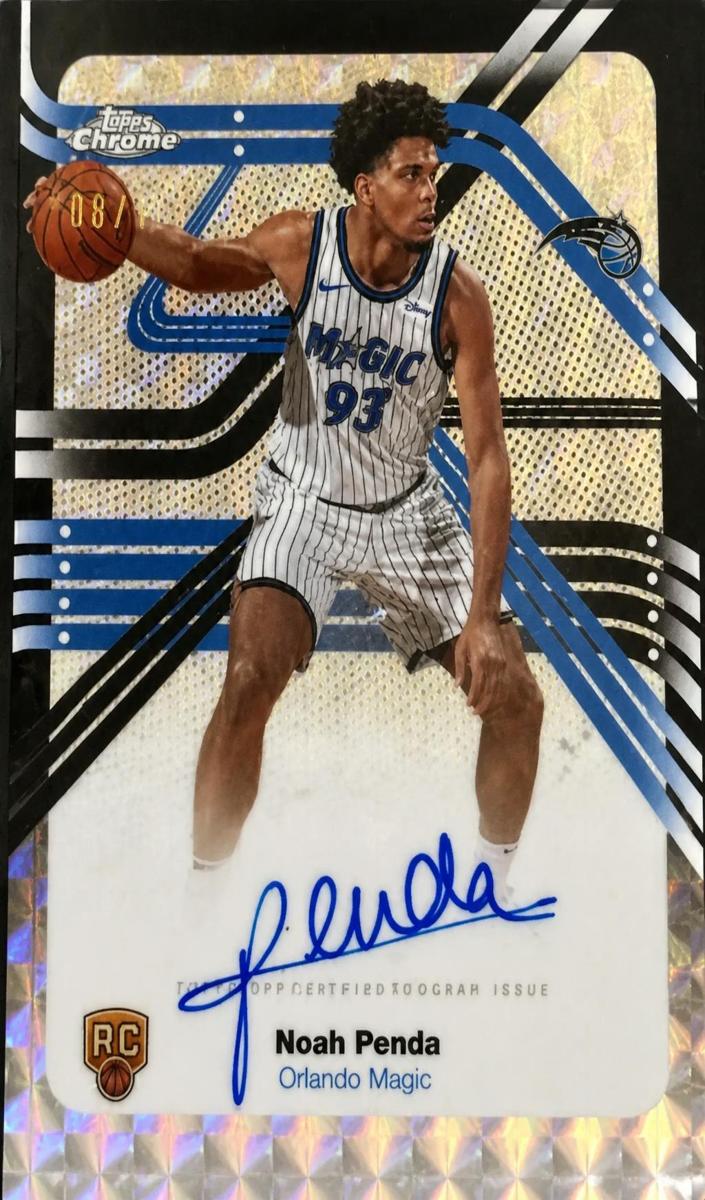 2025 Topps Chrome Basketball Black Refractor Noah Penda #TCAR-NP