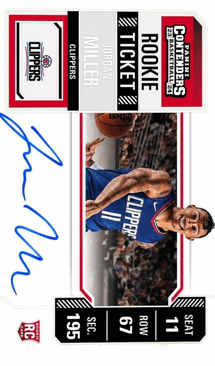 2023 Panini Contenders Basketball Jordan Miller #103 PSA 8