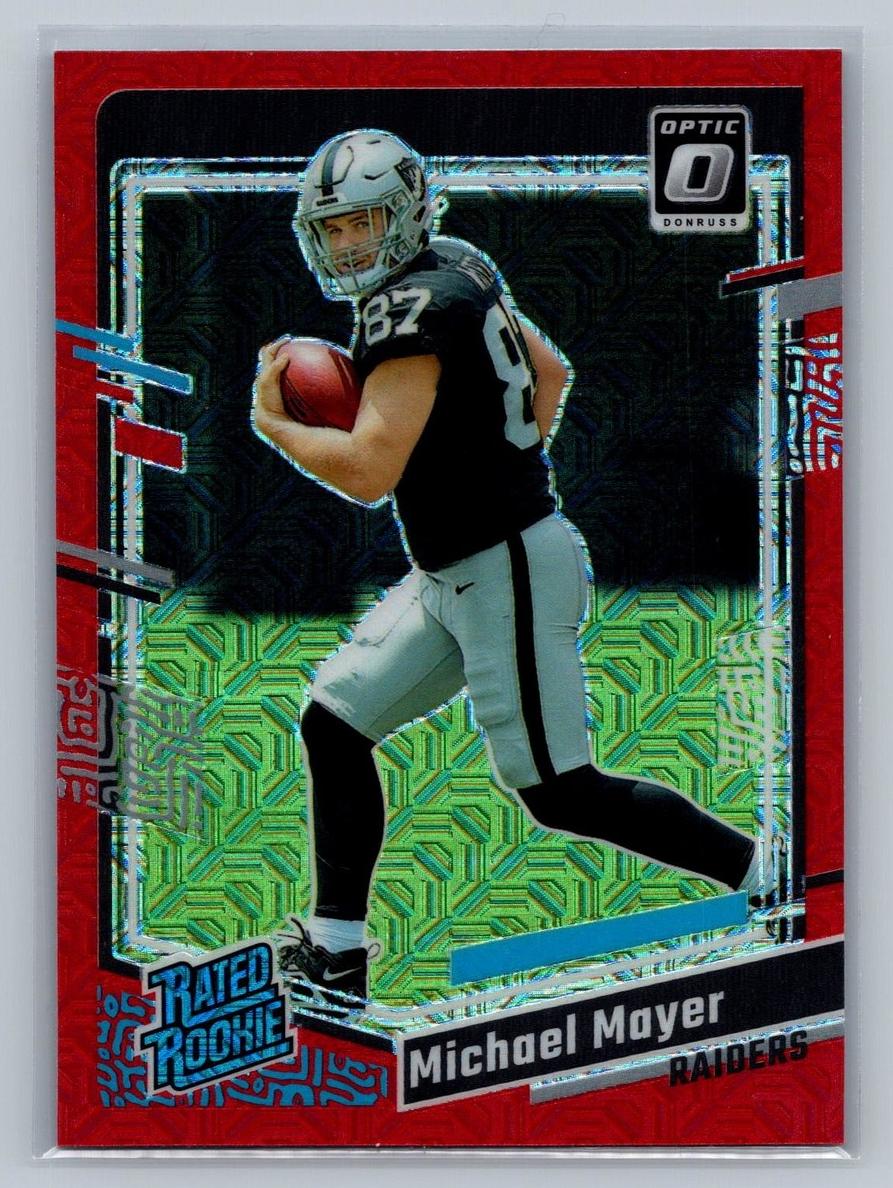2023 Donruss Optic Football Red Mojo Michael Mayer #260