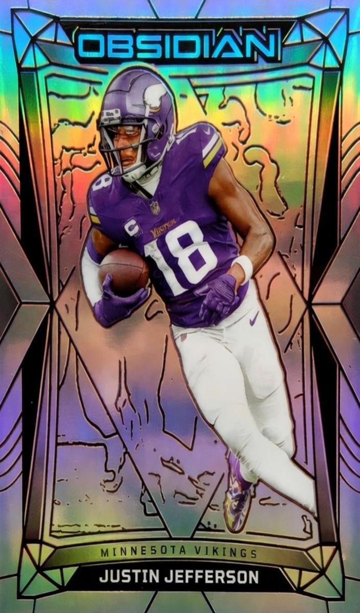 2024 Panini Obsidian Football Silver Justin Jefferson #128