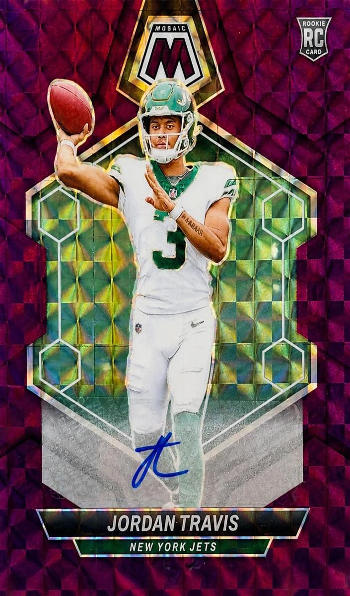 2024 Panini Mosaic Football Purple Jordan Travis #395